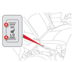 Réglage des sièges chauffants