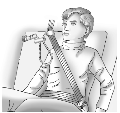 Guides de confort de ceinture de sécurité arrière