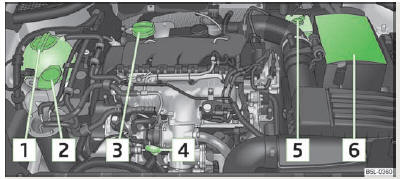 Fig. 143 Moteur à essence 1,8 l/118 kW TSI