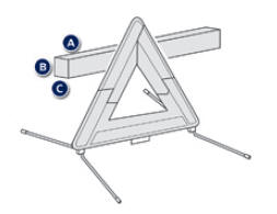 Triangle de présignalisation (Rangement)